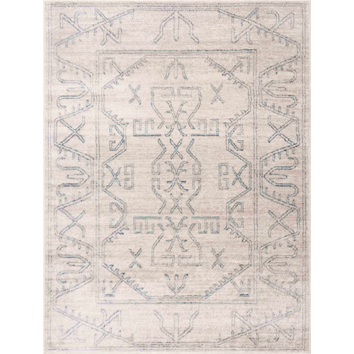 Union Rustic Divyar Southwestern Cream/Beige Area Rug Wayfair